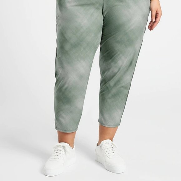 Athleta Nolita Slim Tapered Printed Crop Pant size 16 Grey - Picture 8 of 10